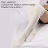 Womens Winter Leg Warmer Coral Fleece Thigh High Boot Socks Solid Color Ribbed Furry Warm Over the Knee Long Stockings