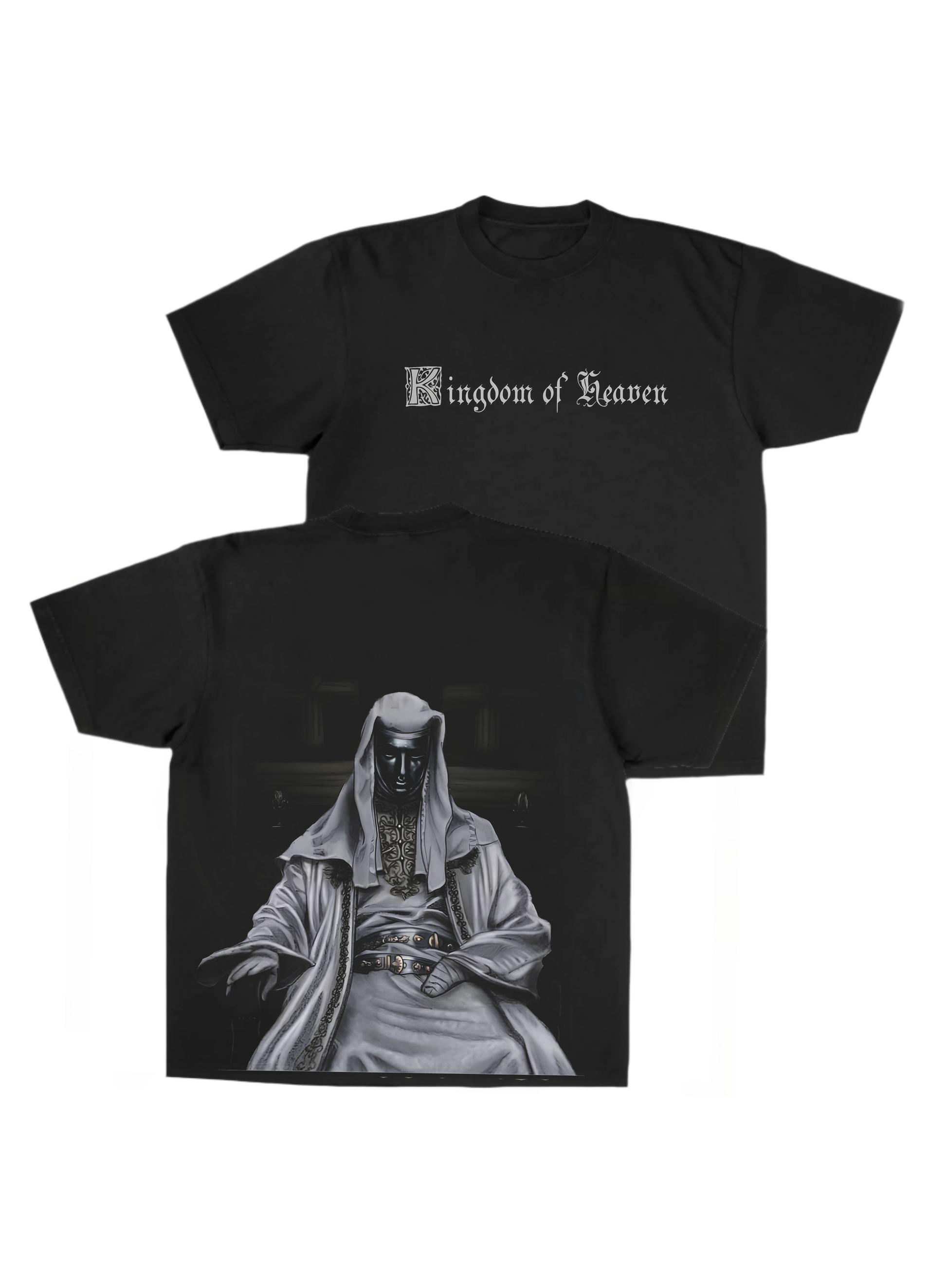

Retro Y2k Tees King Baldwin IV Vintage Tshirt Gothic Rock Oversized T Shirts Print Cotton Top Streetwear Casual Clothing Unisex 4XL