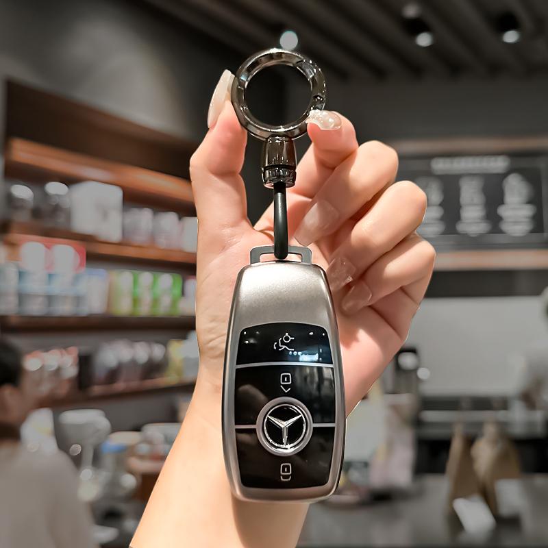 YEW1 Fashion TPU Car Remote Key Case Cover Shell For Mercedes Benz A C E S G Class GLC CLE CLA GLB GLS W177 W205 W213 W222 X167 AMG