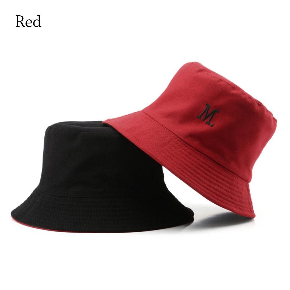 New Double-Sided Bucket Hat Women Men Beach Anti-UV Sun Hat Wide Brim Visors Foldable Portable Summer Fisherman Panama Cap