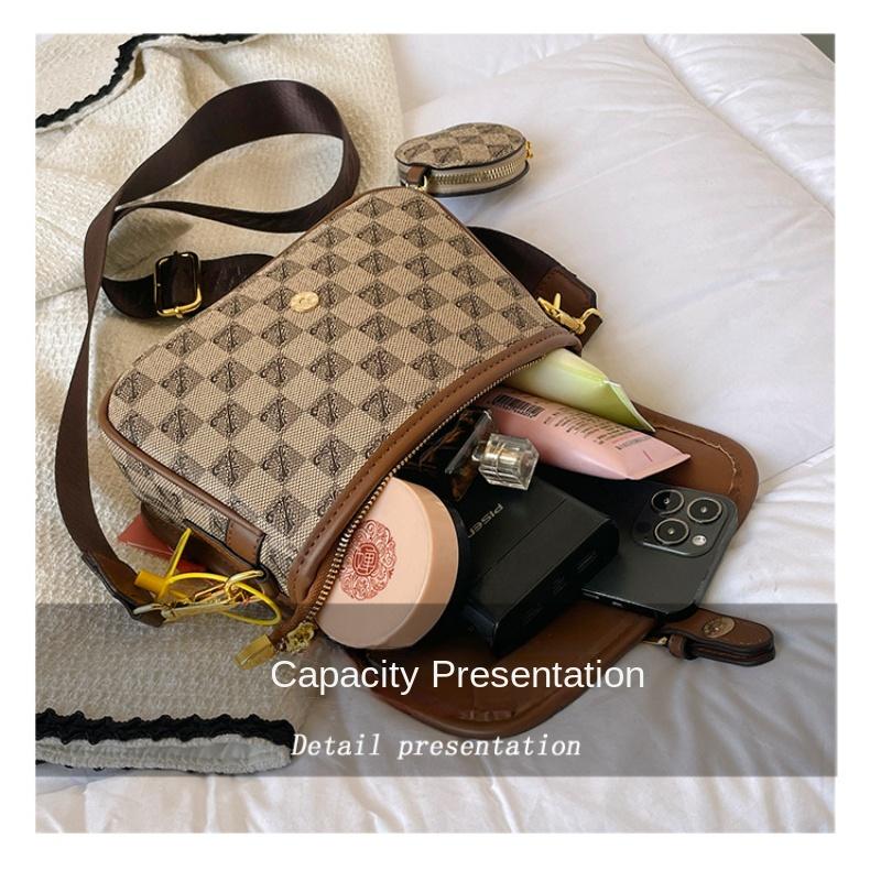 Premium Women'S Bags New Fashion Small Square Bags Versatile Shoulder Messenger Bags