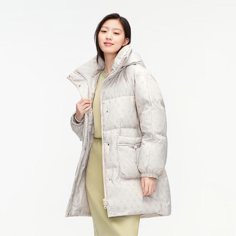 Bosideng B30145242 Classic Mid-Length Hooded Down Jacket