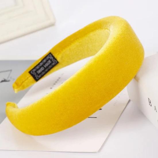 Thick Velvet Headband Hair Bands For Women Hair Accessories Plastic Padded Hairbands Retro Headwear Comfortable Head Hoop 4CM