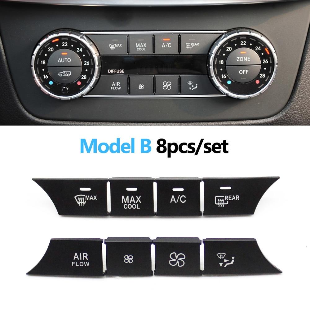 Car Console AC Heater Climate Control Switch Button For BENZ ML GL GLE GLS W166 X166 W292 ML350 ML550 GL350 GL450 GLE400 GLS450