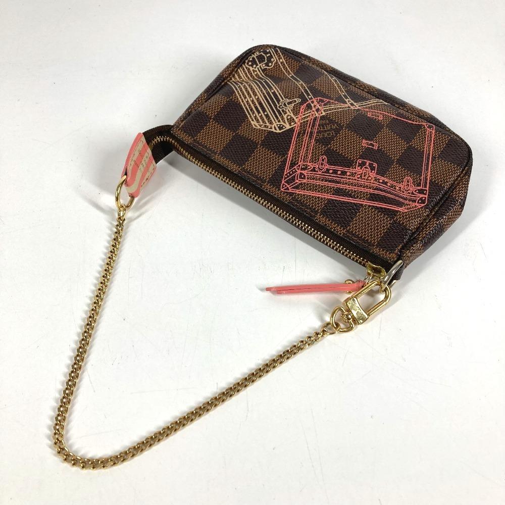 Louis Vuitton N41433 Damier Mini PochetteAccessoires Accessory Pouch Hand Bag