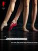 Children's and Adults' Red Canvas Ballet Shoes - Soft Sole Cat Paw Design for Dance Practice