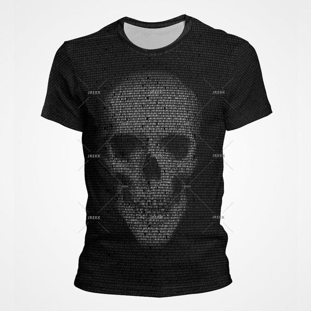 Fashion 3D Printed Green Matrix Code T Shirt For Men Trend Personality Graphic T Shirts Programmer Streetwear Oversized T Shirt Tops