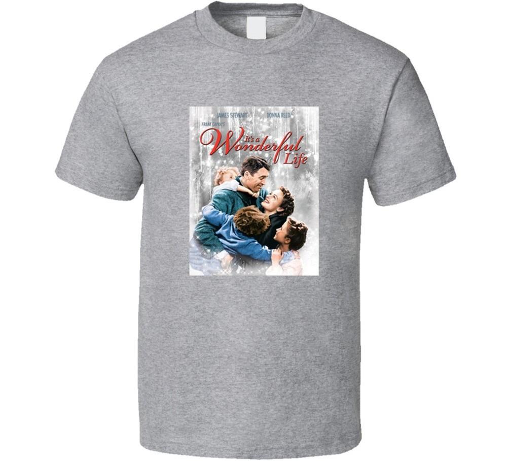 It s A Wonderful Life Movie Tee Classic Christmas Movies T Shirt Unisex T-Shirt L