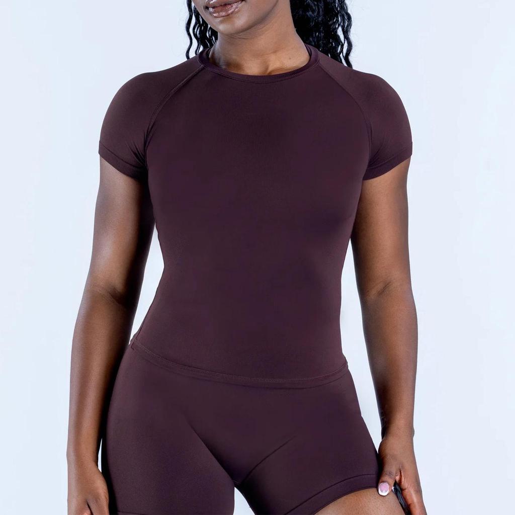 DFYN Wide-Leg Sweatsuit: Loose Sweatpants & Short-Sleeve Top for Yoga and Casual Wear