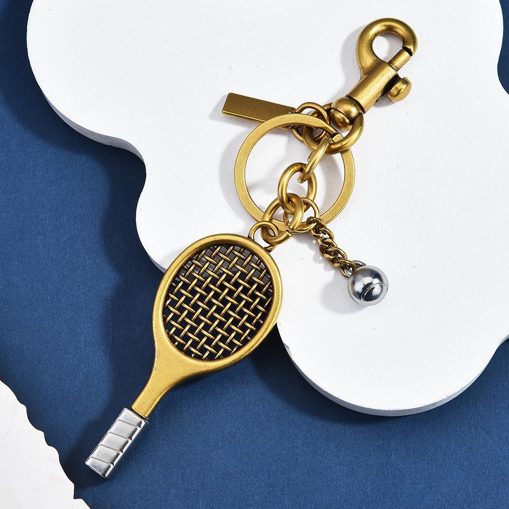 Accessories Badminton Racket Women S Bag Pendant Exquisite Small Creative Exquisite Car Keychain