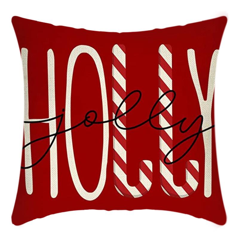 Weihnachts-Überwurf-Kissenbezug Heimdeko Weihnachtsgeschenk Kissen Sofakissenbezug Kissenbezug