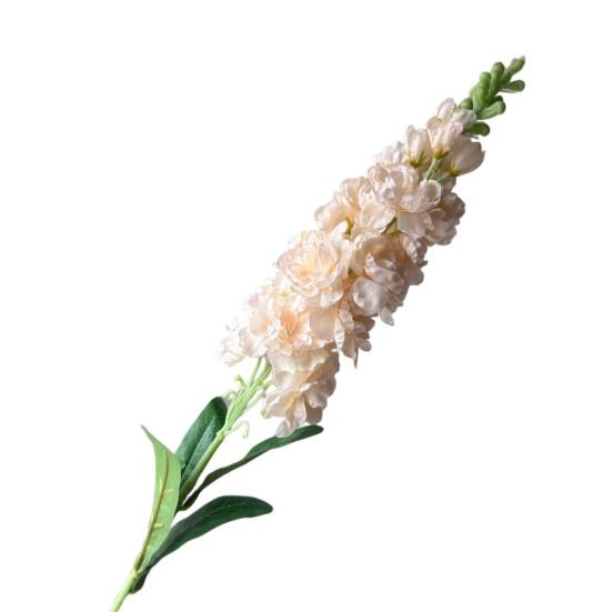 Faux Larkspur Pick Realistic Artificial Larkspur Blooms with Leaves Fake Larkspur Sprig for Home