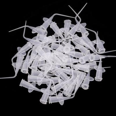 10Pcs Dental Syringe Disposable Delivery Tip Endo Irrigation Tips Butterfly Needles 0.25/0.35Mm Root Canal Needle Transparent