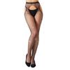 Women's Open Crotch Pantyhose With Diamond Fishnet Net Stockings Women's Sexy Tight Hollow Pantyhose With Hot Diamonds