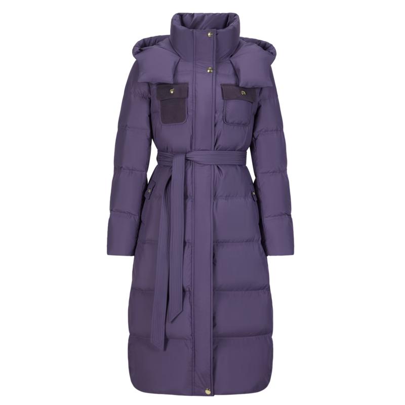 

Jiu Zi Anna Kou Women s 2024 Winter Elegant Long Goose Down Jacket 2XL