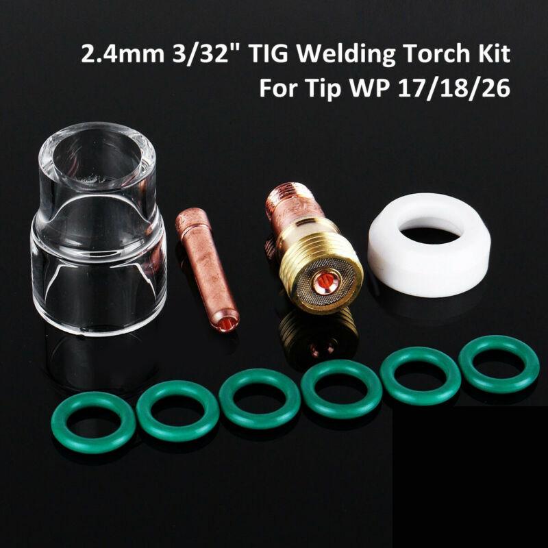 21Pcs TIG Welding Torch Stubby Gas Lens Cup Kit for Tig WP-17//18//26 Series