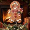PVC Christmas Cookie Character Decoration for Holiday Tree, with Metal Frame and Coil Base for Tabletop Arrangement