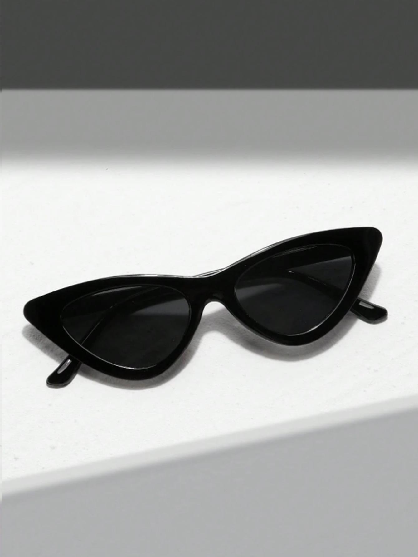 

1Pc New Y2K Cat-Eye Sunglasses, Same Style as Internet Celebrities, Uv Protection, Versatile for Street Style Hot Girls
