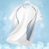 Herren Quick-Dry Sport T-Shirt, Hochelastische Kompressions-Kurzarm Fitnesskleidung, Atmungsaktiv