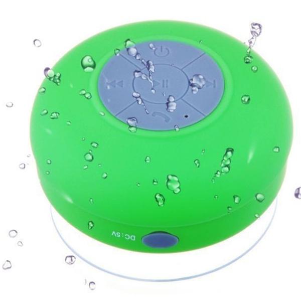 Mini HIFI Waterproof Wireless Bluetooth Handsfree Mic Suction Speaker ...