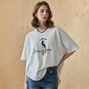 MAXZA DoT Mesh VelveTine PrinT Round Neck T shirT ze06qT001na