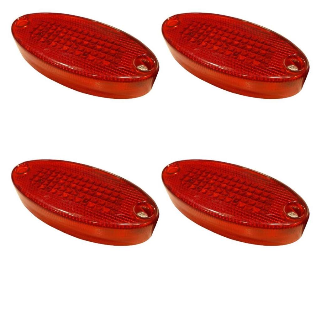 18PCS LED Marker Lights Trailer 24V Waterproof Red Chicken Side Marker Clearance Lights for Semi Trucks Freightliner Cargo – Universal Fit