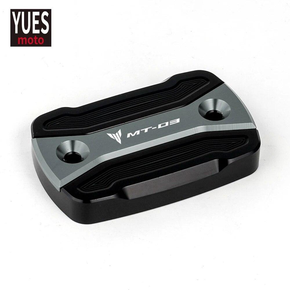 Motorcycle Accessories Front Rear Brake Fluid Reservoir Cap Cover For YAMAHA MT03 MT-03 Mt03 2015-   2018 2017 2016