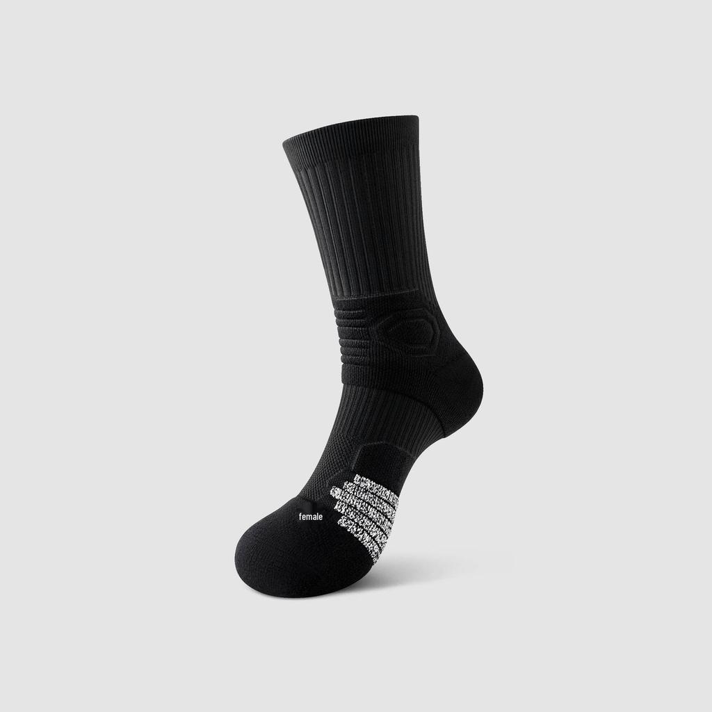 Men's Over-the-Calf Thick Terry Sports Socks for Basketball, Marathon, Running & Badminton.