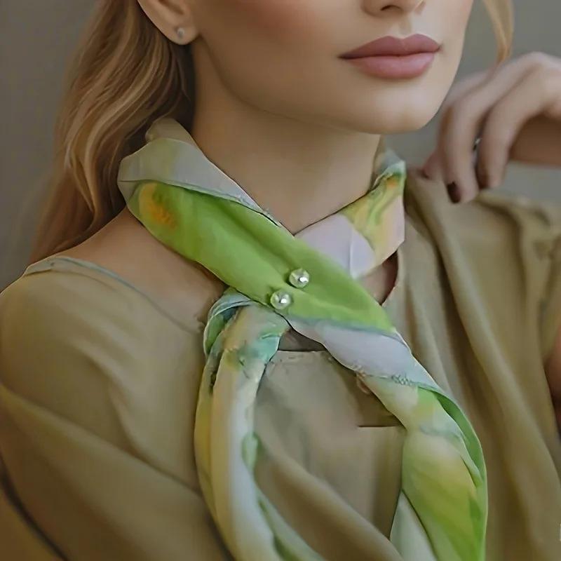 9 pz 3 Colori Anti-Mostra Mollette per Vestiti Bottoni in Vita Spille Decorative Versatili per Camicie Vestiti Camicette Plastica, Spille per Vestiti
