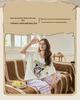 Summer Cotton Pajama Set for Women: Short Sleeve, Long Pants, Cute Design for Teens, Perfect for Spring and Summer.