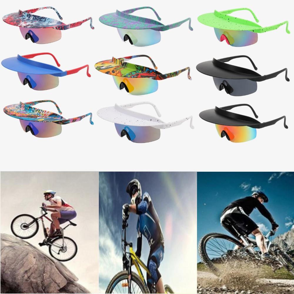 

Новые поляризационные велосипедные очки UV400, яркие солнцезащитные очки с полями шляпы, индивидуальные солнцезащитные очки для мужчин и женщин