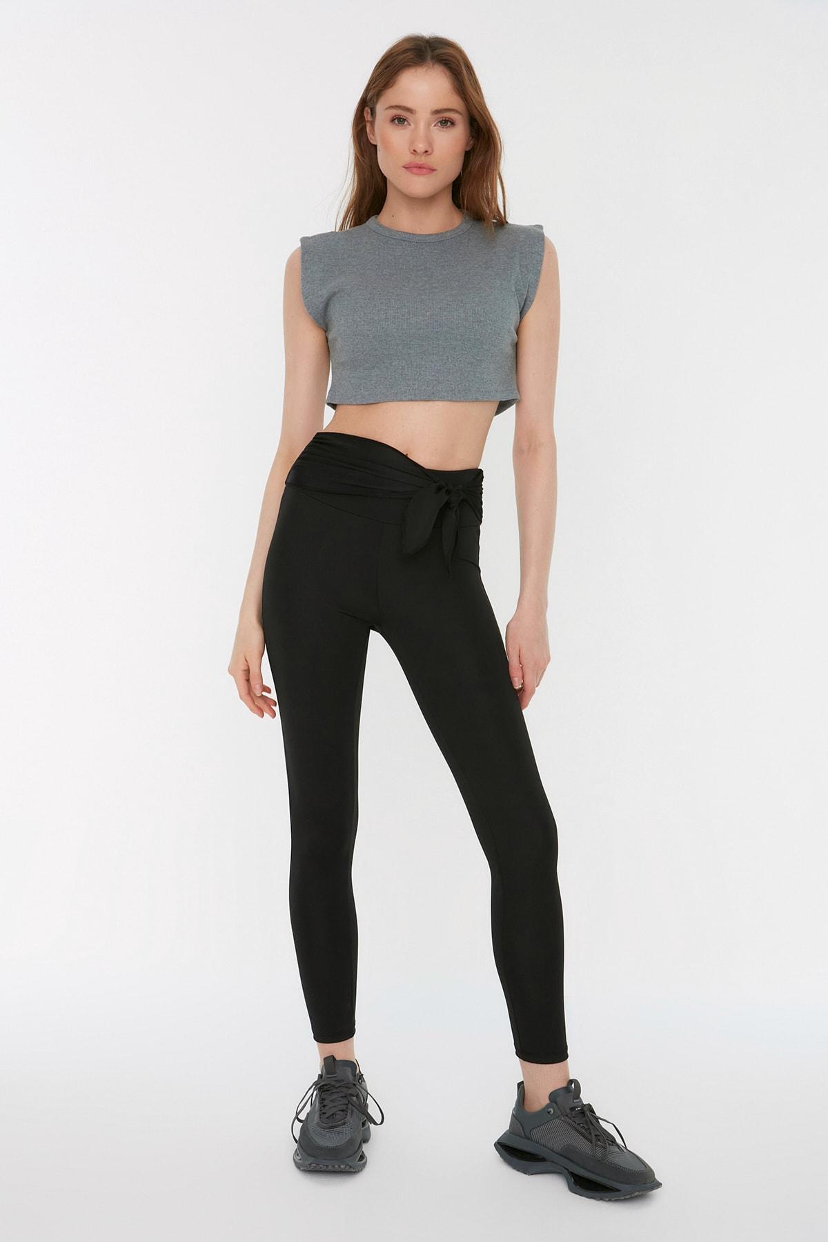 

Спортивные леггинсы Black Tie со сборкой