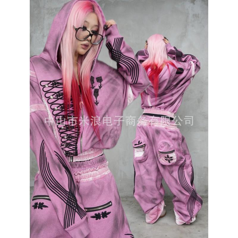 Unisex Oversized Hooded Sweatshirt Matching Jogger