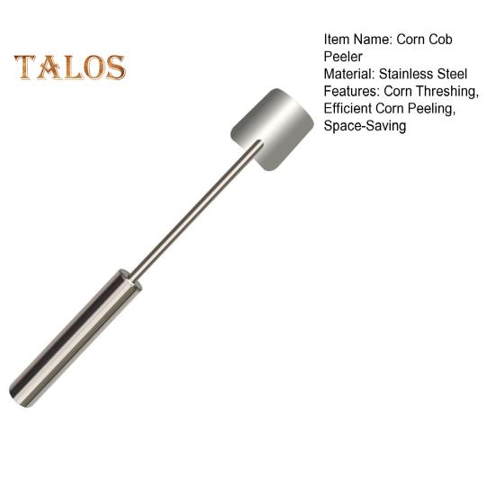 Nástroj na loupání kukuřičných klasů z nerezové oceli Magic Corn Stripper Snadná řezačka kukuřice s dlouhou rukojetí Ostrá čepel Kuchyňský gadget pro domácí a restaurační použití