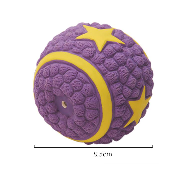 9-14cm 5PCS TPR Multi Styles Durable Interactive Eco Friendly Rubber Ball Organic Dog Chew Cooling Toys