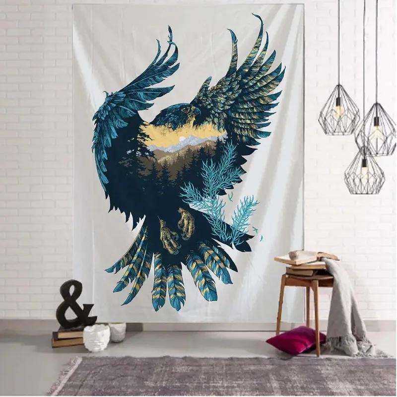 Owl Decorative Tapestry Office Living Room Decor Home Wall Tapestry