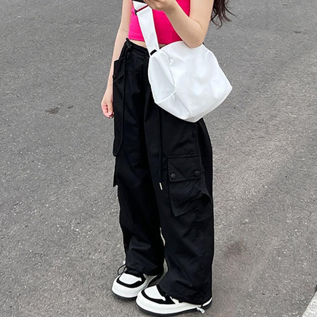 Kinder Mädchen Große Größe Gerade Rohr Lose Dünne Casual Sommer Breite Bein Hosen