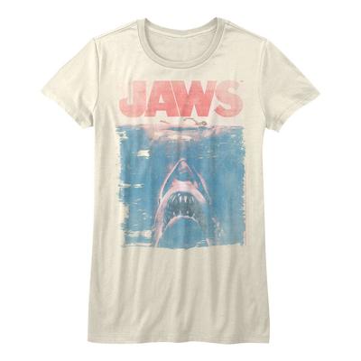Jaws Movie Coming From The Deep Faded Look Women's Fitted T Shirt  Unisex T-Shirt