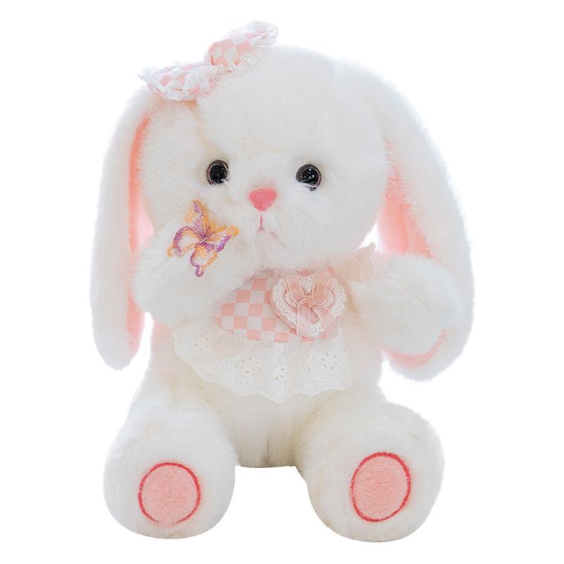 Niedliches Beruhigendes Kaninchen Plüschkissen Spielzeug - Schlafbegleiter Geschenk für Mädchen