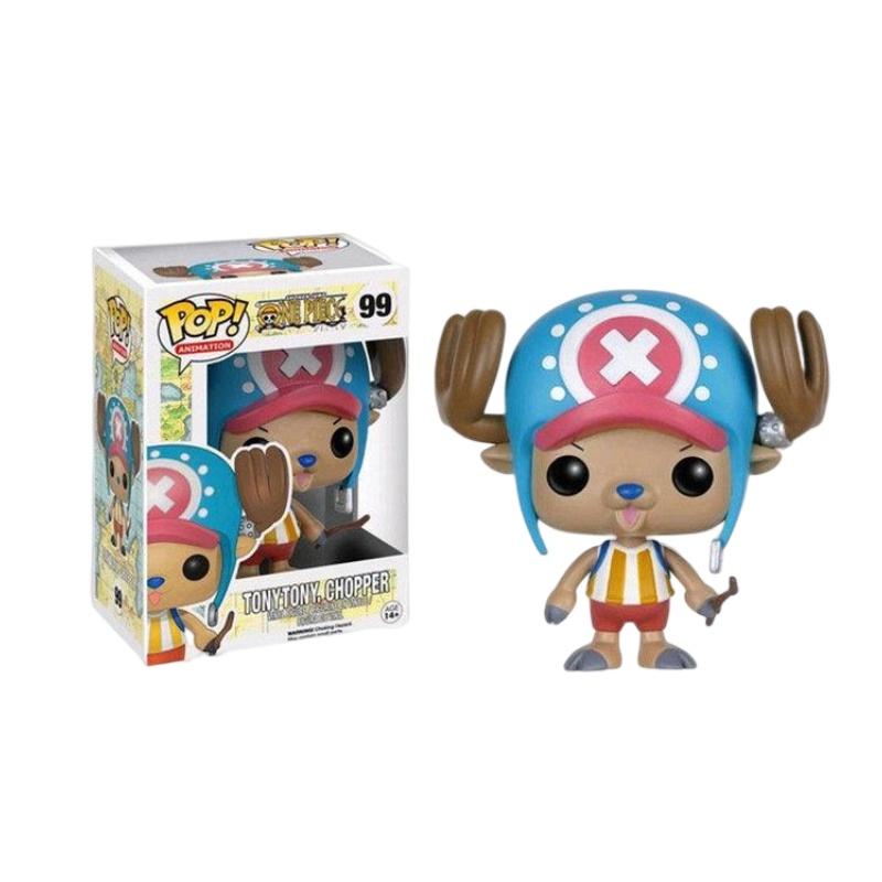 Funko Pop One Piece Брук Фигурка Модель 10см ПВХ Материал Красочная Упаковка Аниме Персонаж Chopper