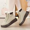 High-top Shoes Women's  Winter New Velvet Warm Versatile Student Large Cotton Shoes Muffin Casual Shoes Tide KT2509