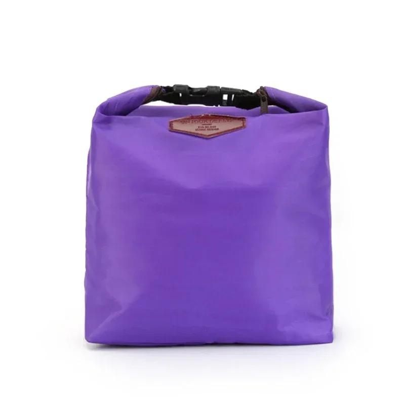 Portable Bento Pouch Thermal Cooler Lnsulated Waterproof Lunch Meal Food Carry Storage Bag Fashion Picnic Bag Worker Student