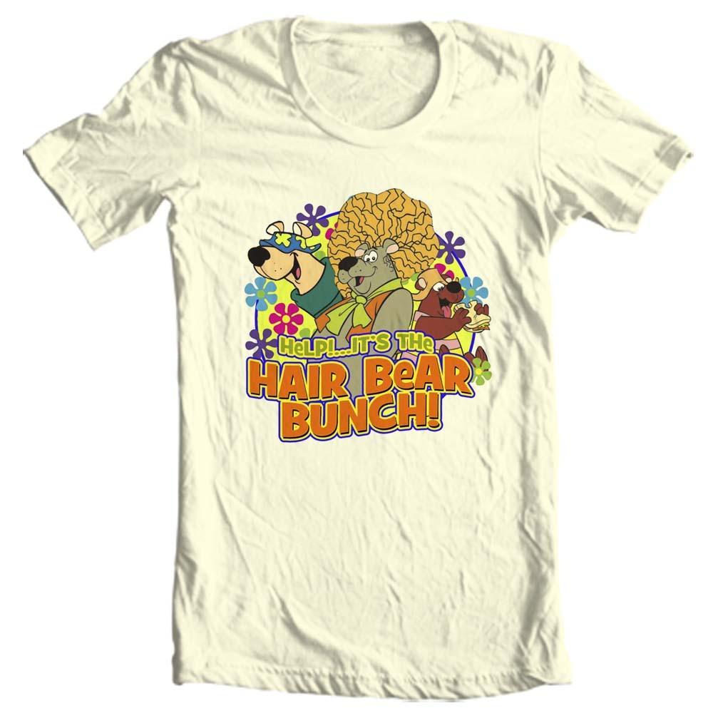 Hair Bear Bunch T-Shirt Retro 70s Saturday Morning Cartoons design Graphic Tee Unisex T-Shirt S