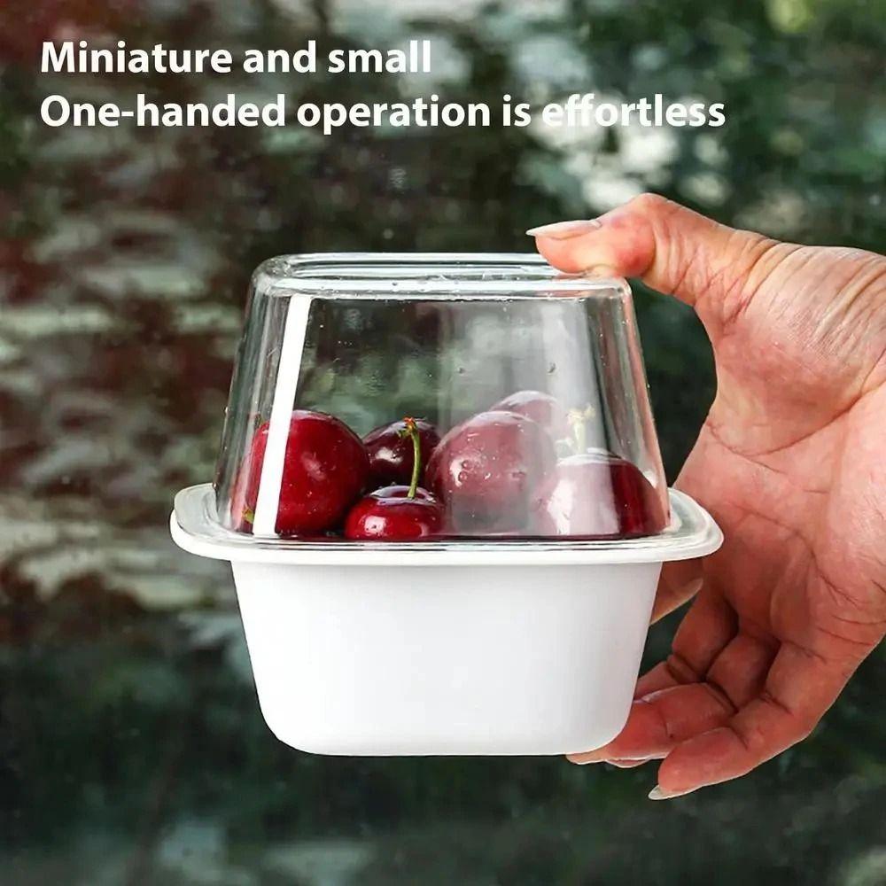 Cute Fruit Storage Basket Stickers Fruit Basin Kitchen Washing Basket Drain Basket Fruit