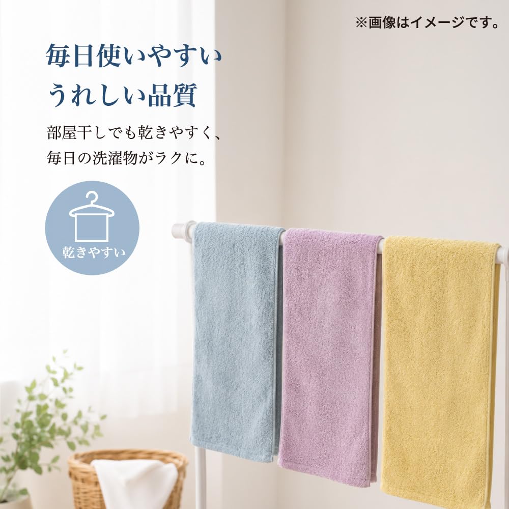 Tsubame Towel Premium Gift Set: Thick Face Towels (3 Pieces), AIRISH, Senshu Towel, Established In 1912, Long-established Manufacturer, Made In