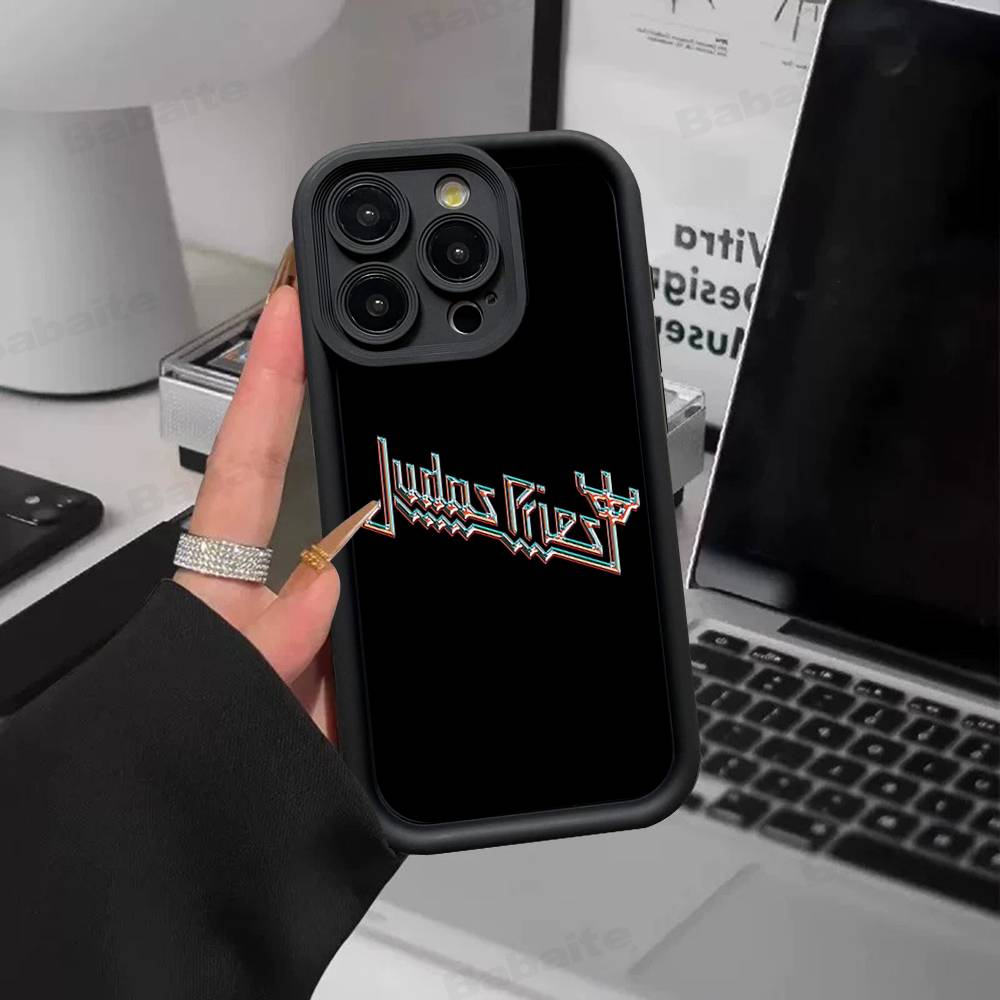 Band J-Judas P-Priest Handyhülle Für IPhone 17 16 15 14 13 12 11 Air Plus Pro Max Weiche Rückabdeckung