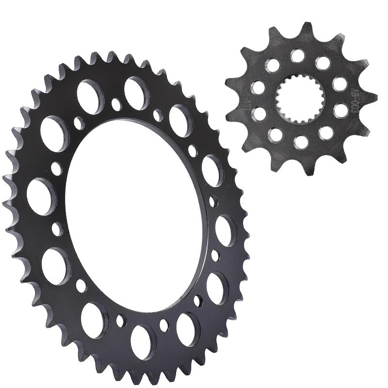 520 13T 43T Motorcycle Front Rear Sprocket Gear Wheel Cam for Yamaha WR250 R-X,Y,Z,A,B,D,E,F,G,H,J,K,L32D5/B 2008-