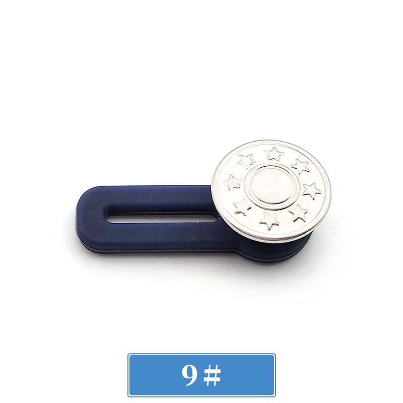 Adjustable No-Sew Waist Extension Button for Jeans