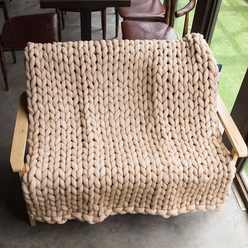 Blanket Thread Cotton Sofa Blankets Hand Woven Home Decoration Gift Comfortable