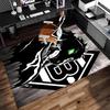 1pc Borussia Monchengladbach Logo Print Area Rug - Soft,Washable Non-Slip Indoor Mat for Office Chairs,Living Room,Home Office Decorative Rug